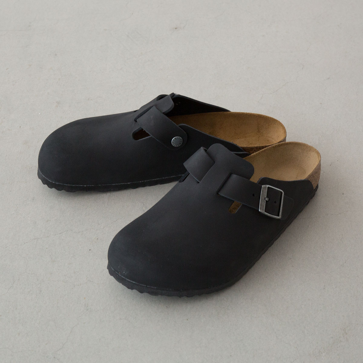 Boston Leather Black | BIRKENSTOCK