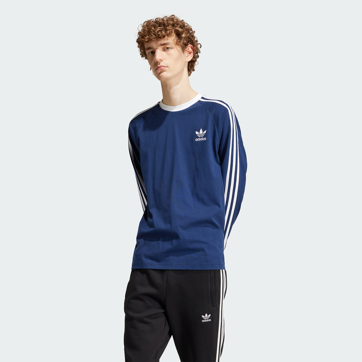 adidas Originals アディダス スリーストライプス ロングスリーブ T