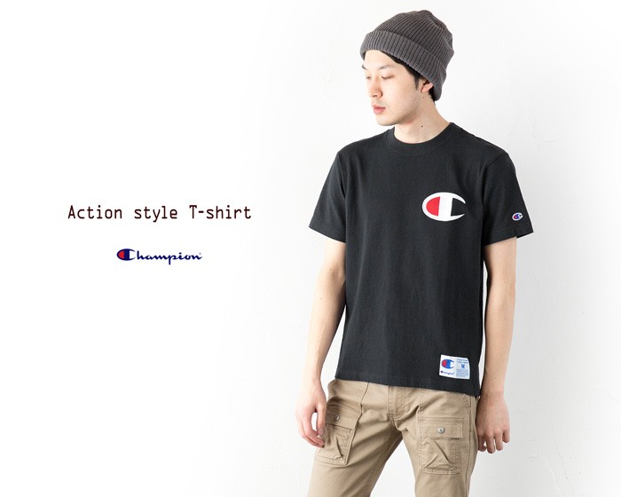 Champion（チャンピオン） 【20%OFF】 ビッグロゴ Tシャツ C3-F362
