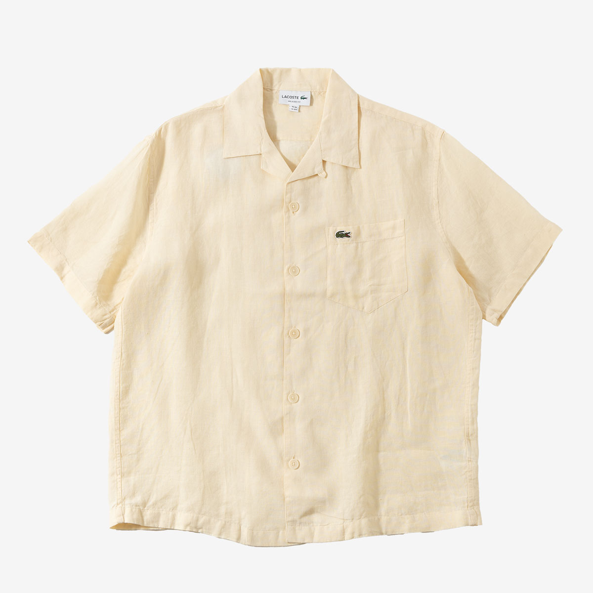 LACOSTE（ラコステ） リネン オープンカラーシャツ ch2339-99 半袖