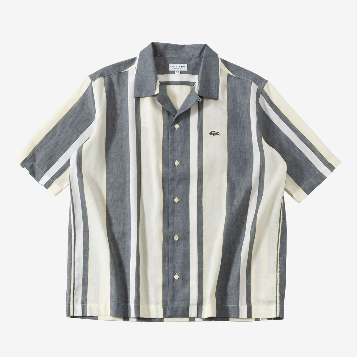 LACOSTE（ラコステ） リネンブレンド オープンカラーシャツ LACOSTE