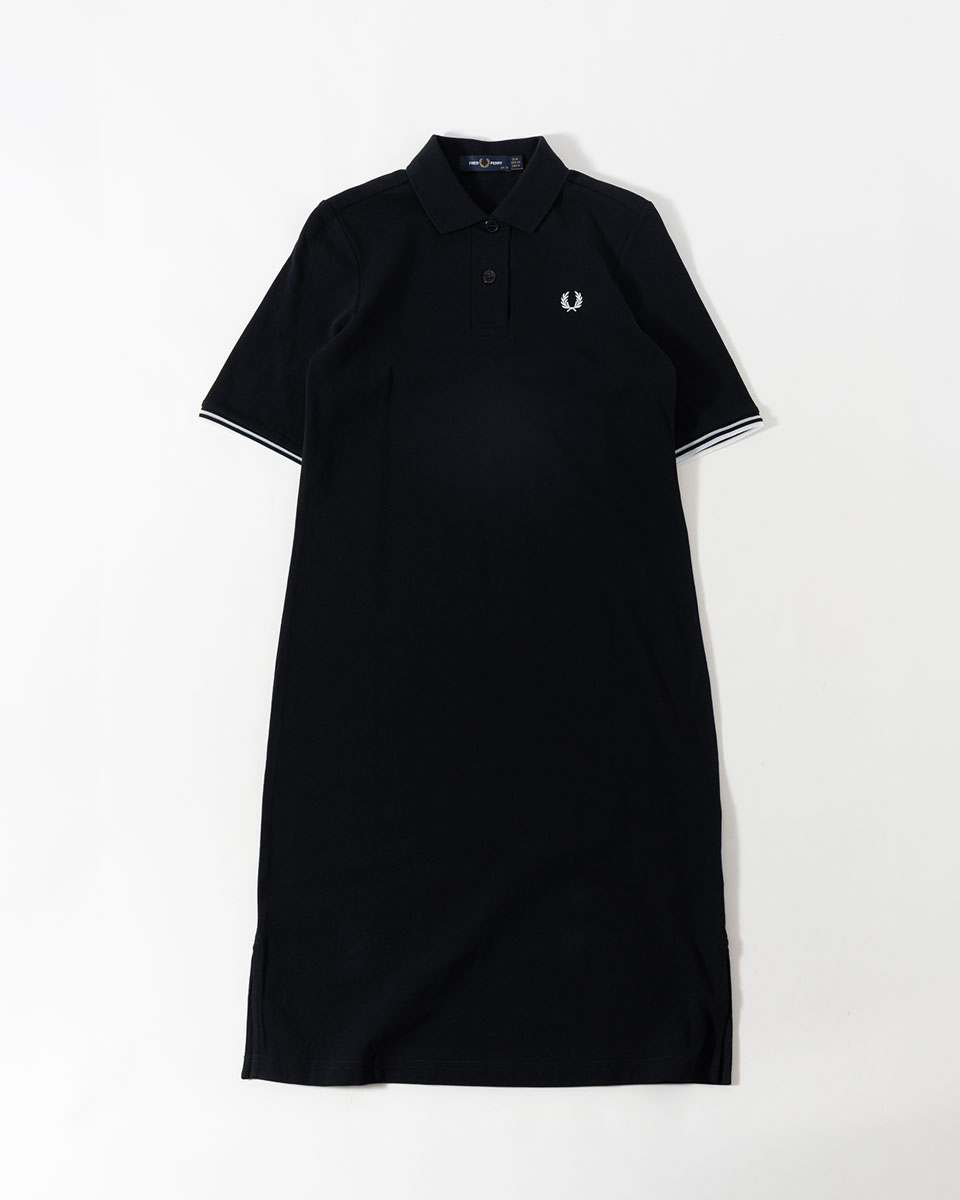 FRED PERRY（フレッドペリー） シアー ティップド ポロシャツ ドレス