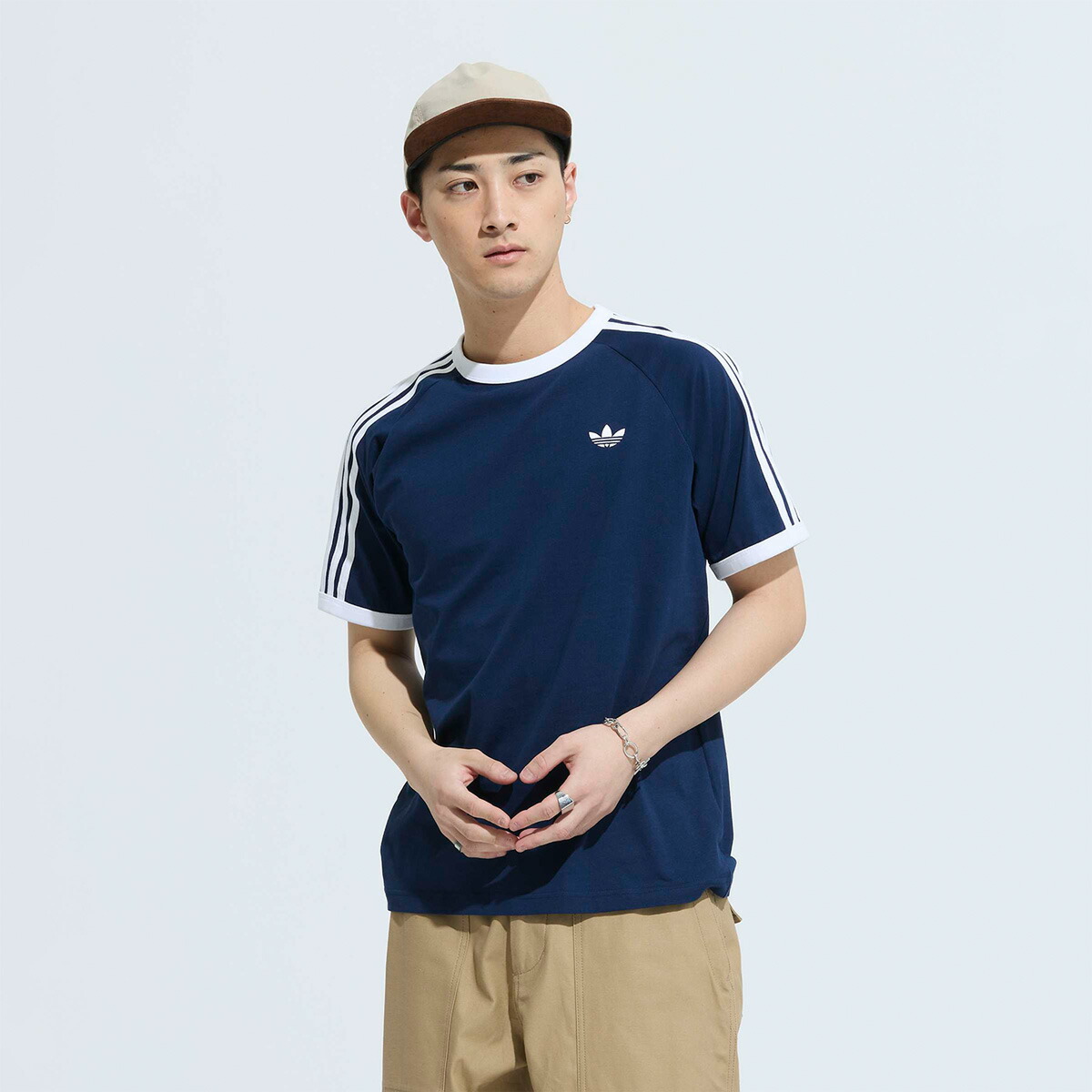 adidas Originals 【お一人様3枚まで】アディダス Tシャツ 3ストライプ