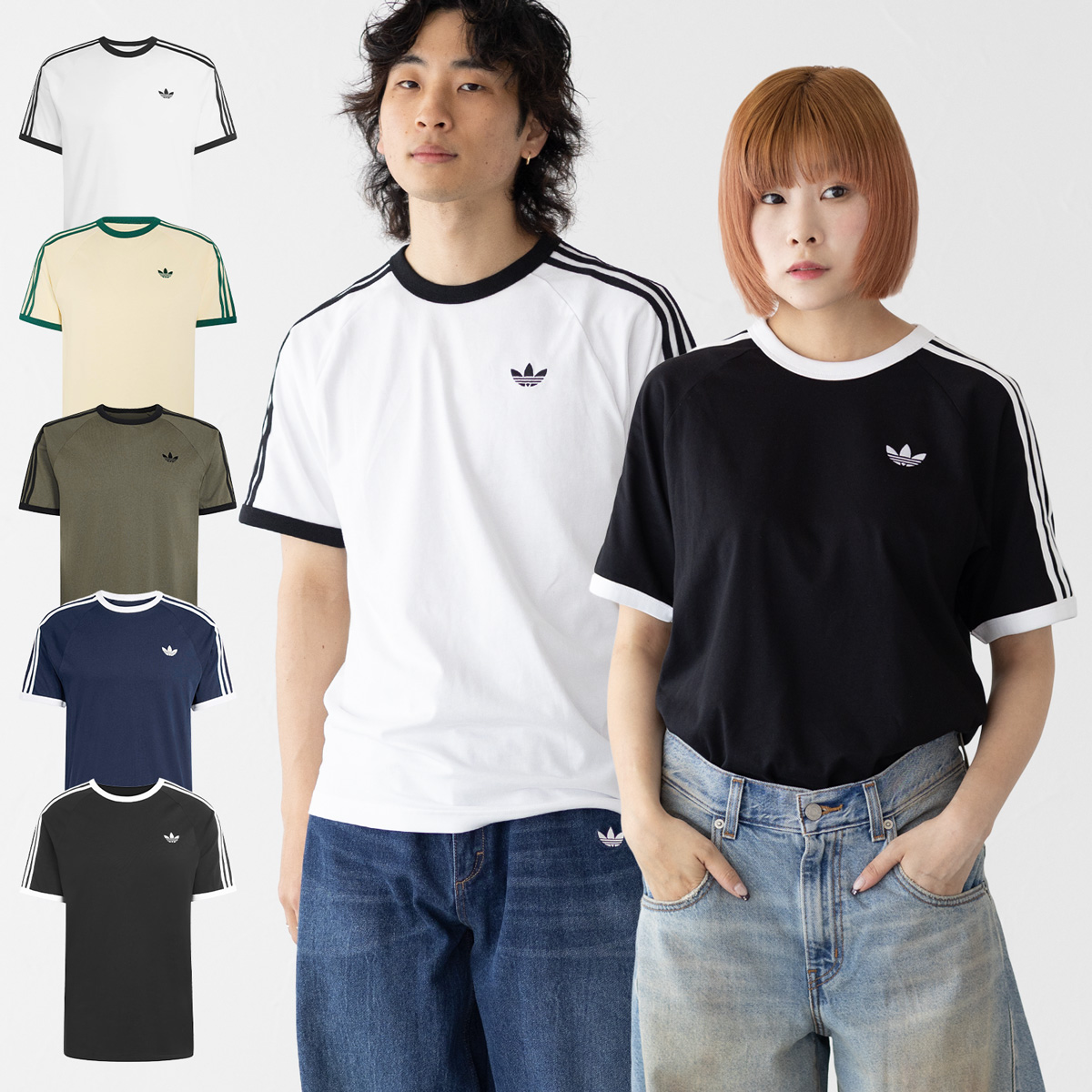 adidas Originals 【お一人様3枚まで】アディダス Tシャツ 3ストライプ