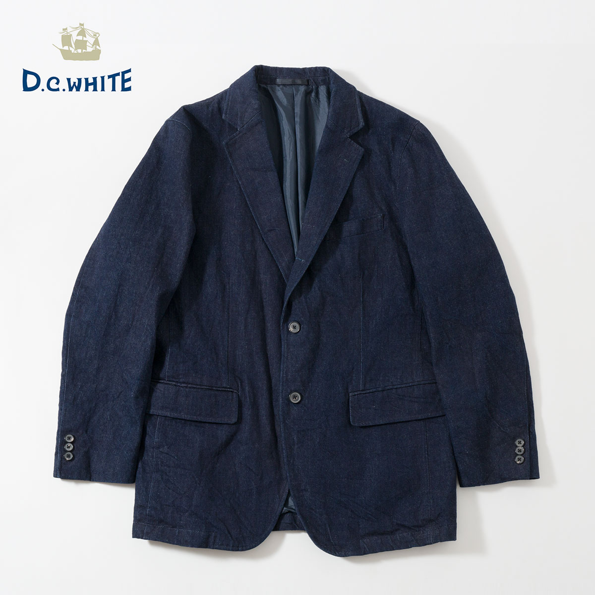 D.C.WHITE デニム テーラード ジャケット D253152 ブルックリン