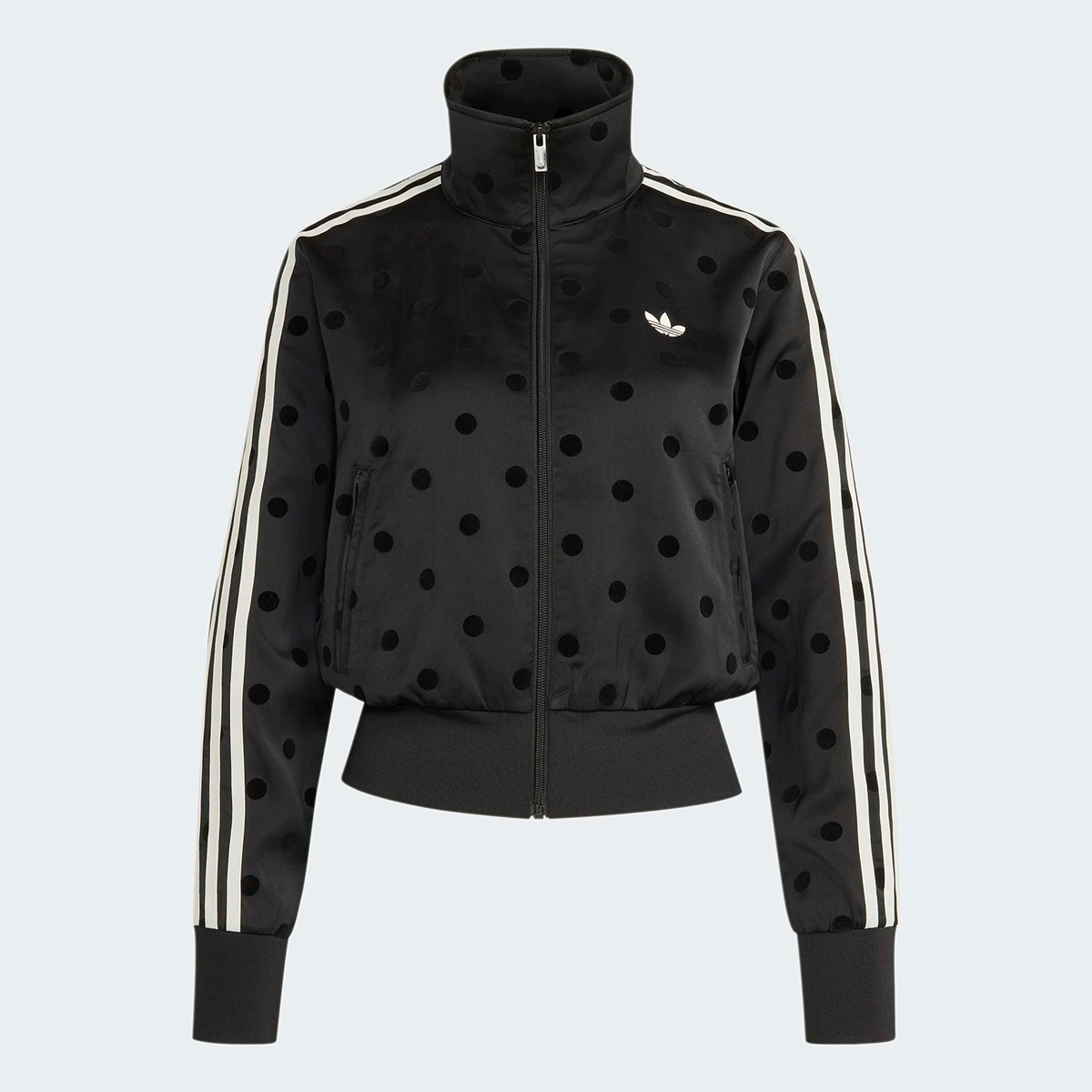  アディダス ハイブリッドジャージ上下セット adidas Originals アディダス ジャージ 上下組 サテン ポルカドット