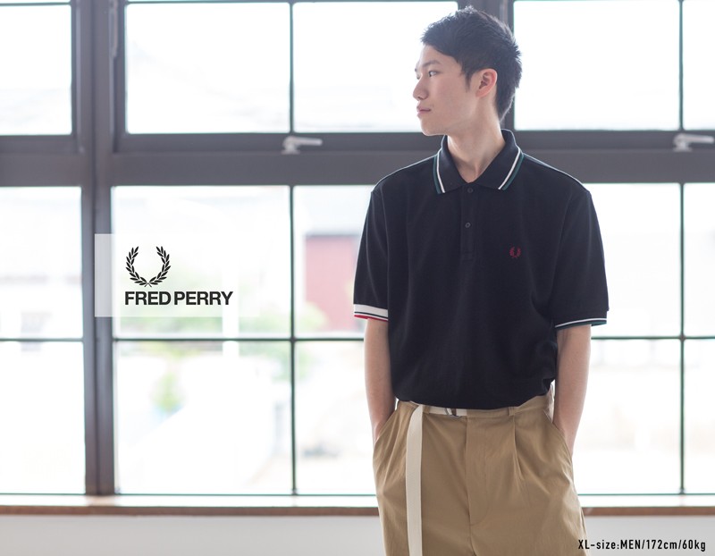 FRED PERRY フレッドペリー 日本製 ポロシャツ F1755 クレイジー
