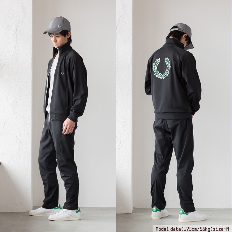 【美品】フレッドペリー トラックジャケット バックロゴ 希少 重厚 フレッドペリー バック エンブロイダリー トラックジャケット F2545
