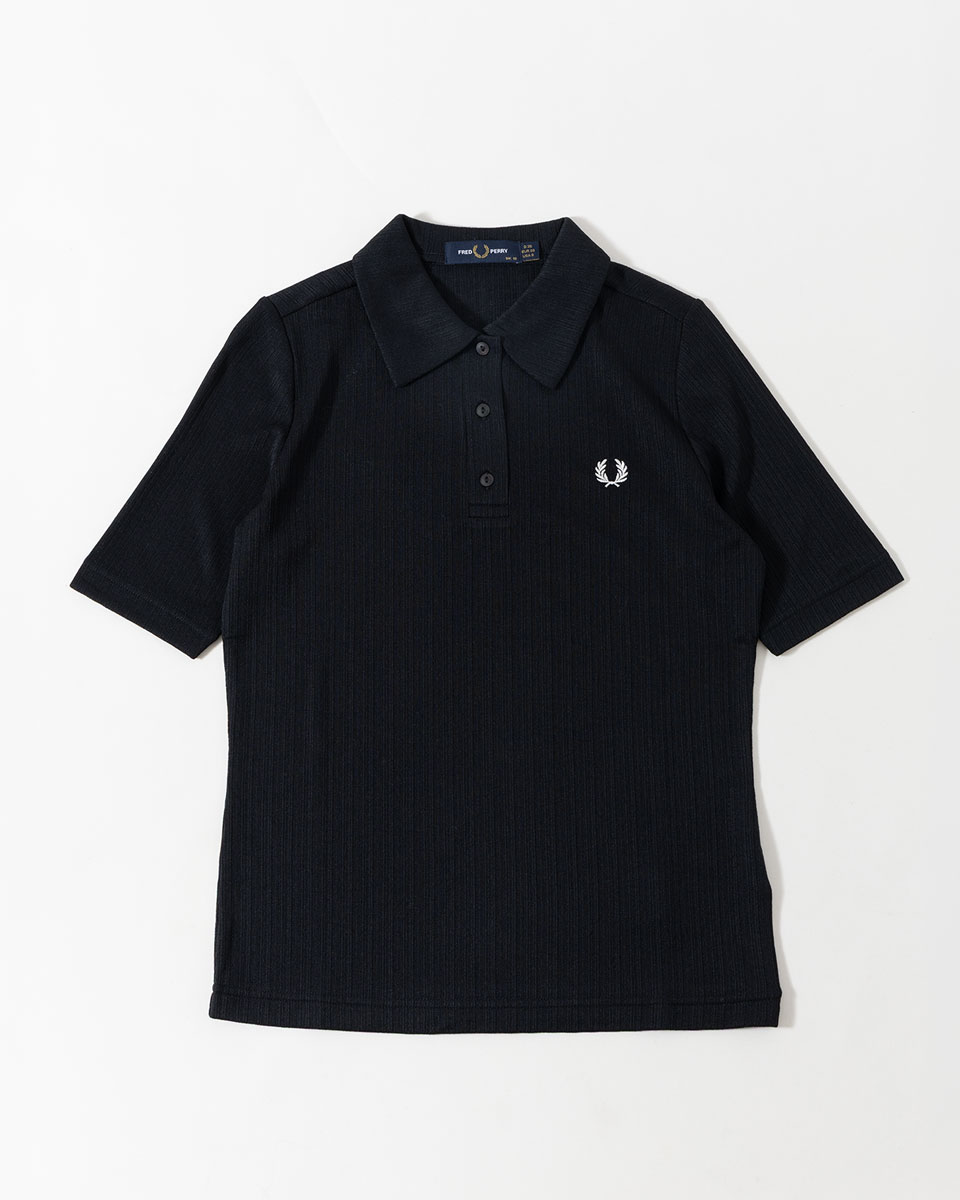 FRED PERRY（フレッドペリー） シアー リブ ポロシャツ FRED PERRY