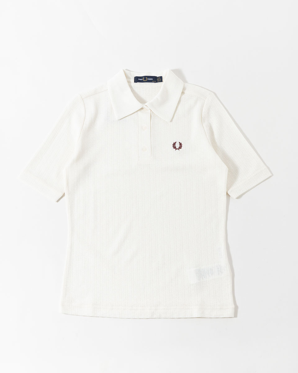 FRED PERRY（フレッドペリー） シアー リブ ポロシャツ FRED PERRY
