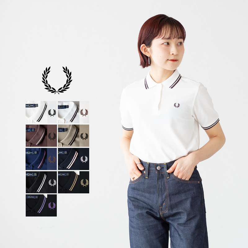 FRED PERRY フレッドペリー ポロシャツ レディース G12 英国製
