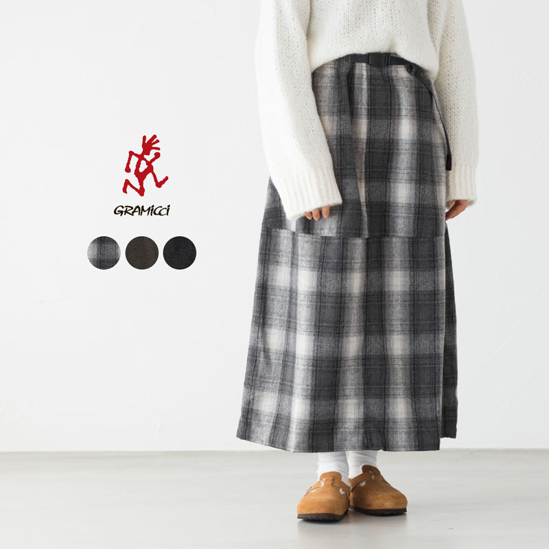 GRAMICCI（グラミチ） ウール パネルド スカート Gramicci G4FW-SK091