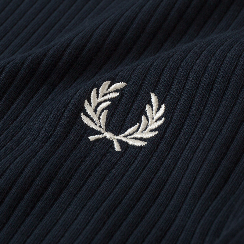 FRED PERRY（フレッドペリー） ツイン ティップド リブ ポロシャツ