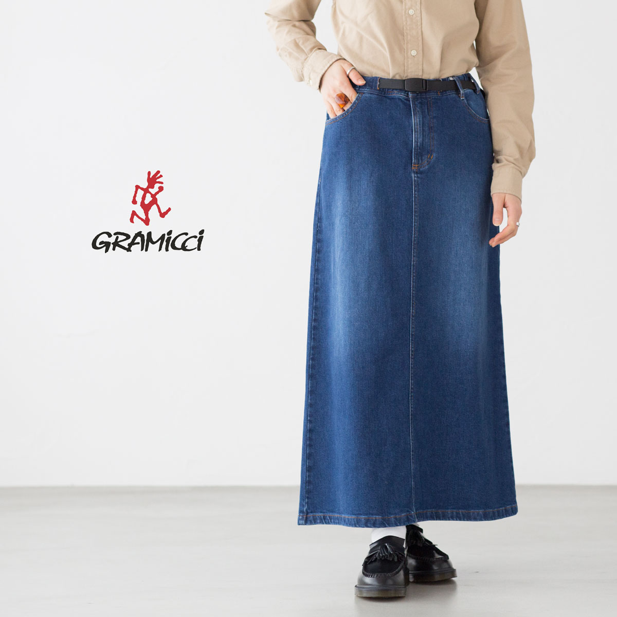 【送関込】PATOU☆オーガニックデニム Aラインミニスカート Patou | オーガニックデニム製 Aラインミニスカート