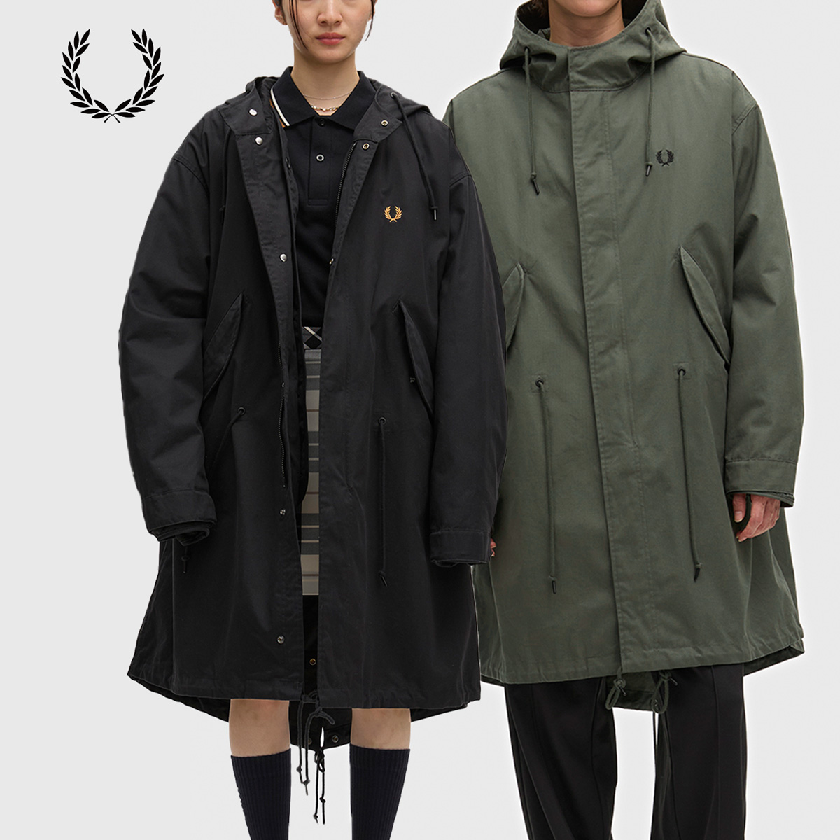 FRED PERRY（フレッドペリー） モッズコート ハーモナイズド パーカー