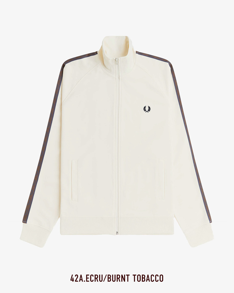 希少 フレッドペリー トラックジャケット L ネイビー ゴールド 金色 刺繍ロゴ FRED PERRY（フレッドペリー）の「Gold Tape Track Jacket（ジャージ