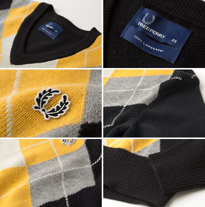 FRED PERRY 【30%OFF】フレッドペリー セーター アーガイル