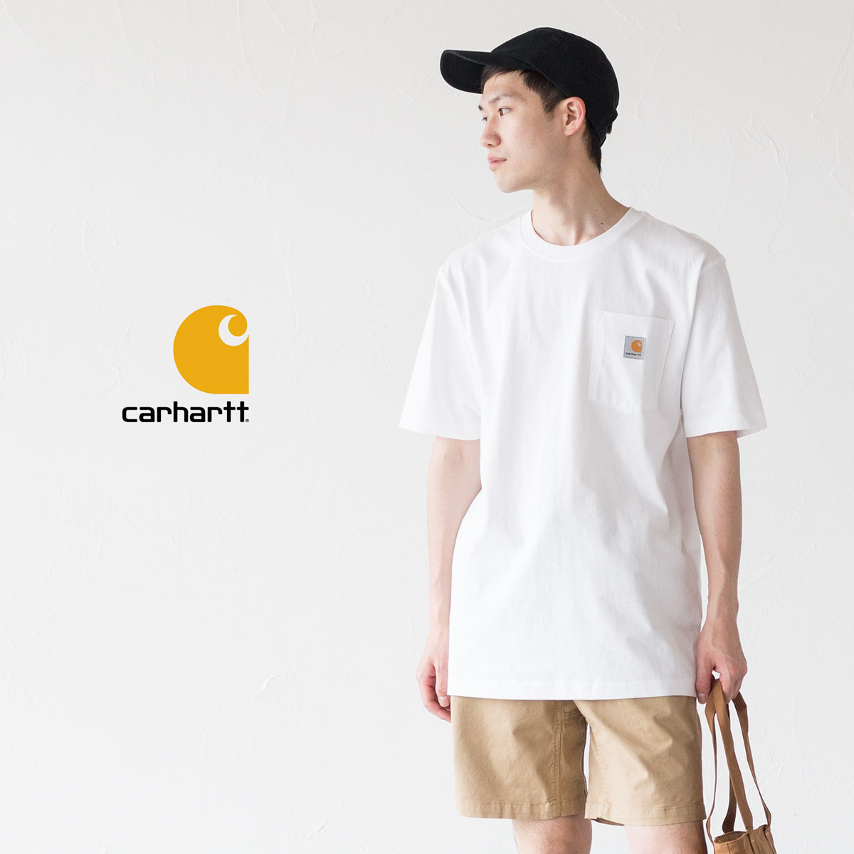 Carhartt 米国直輸入 カーハート Tシャツ ポケット付き ヘビー