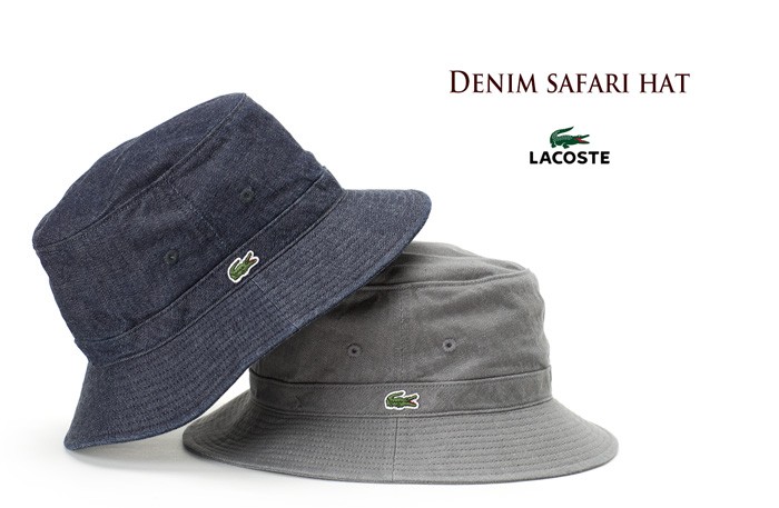 ラコステ LACOSTE 帽子 デニム サファリハット L3981 サハリ L3916 :l3916:ココチヤ - 通販 - Yahoo!ショッピング