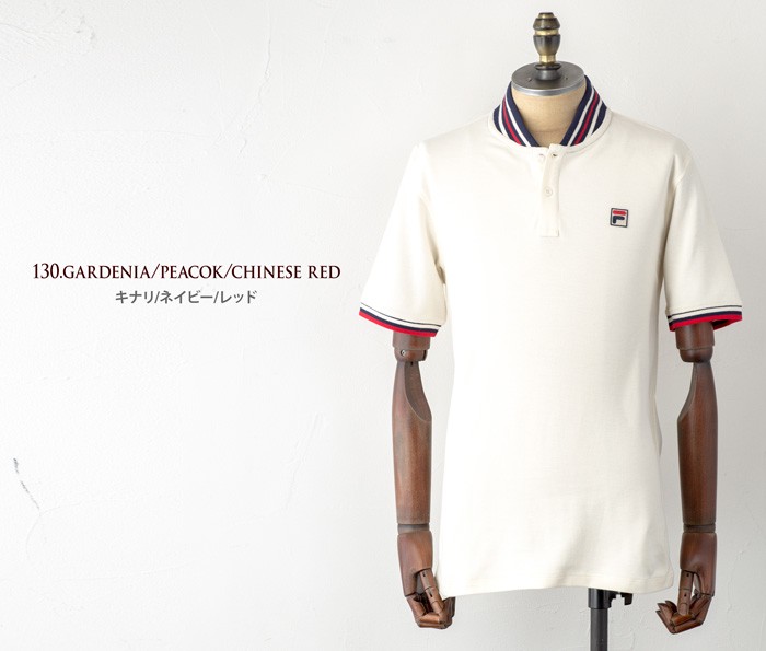 フィラ US企画 スキッパー ヘンリー ポロ FILA SKIPPER HENLEY SHIRT