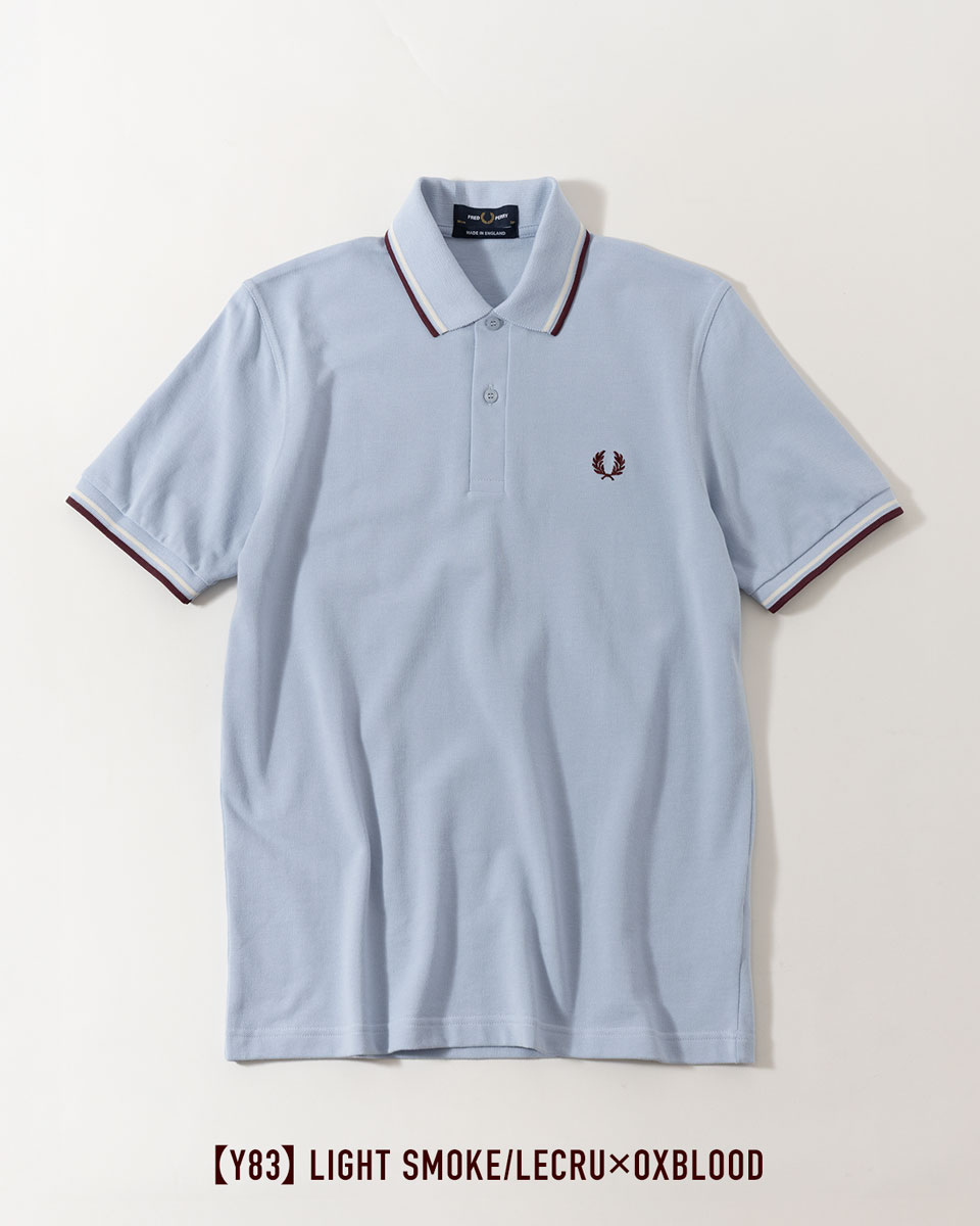 FRED PERRY フレッドペリー ポロシャツ M12 英国製 ティップ