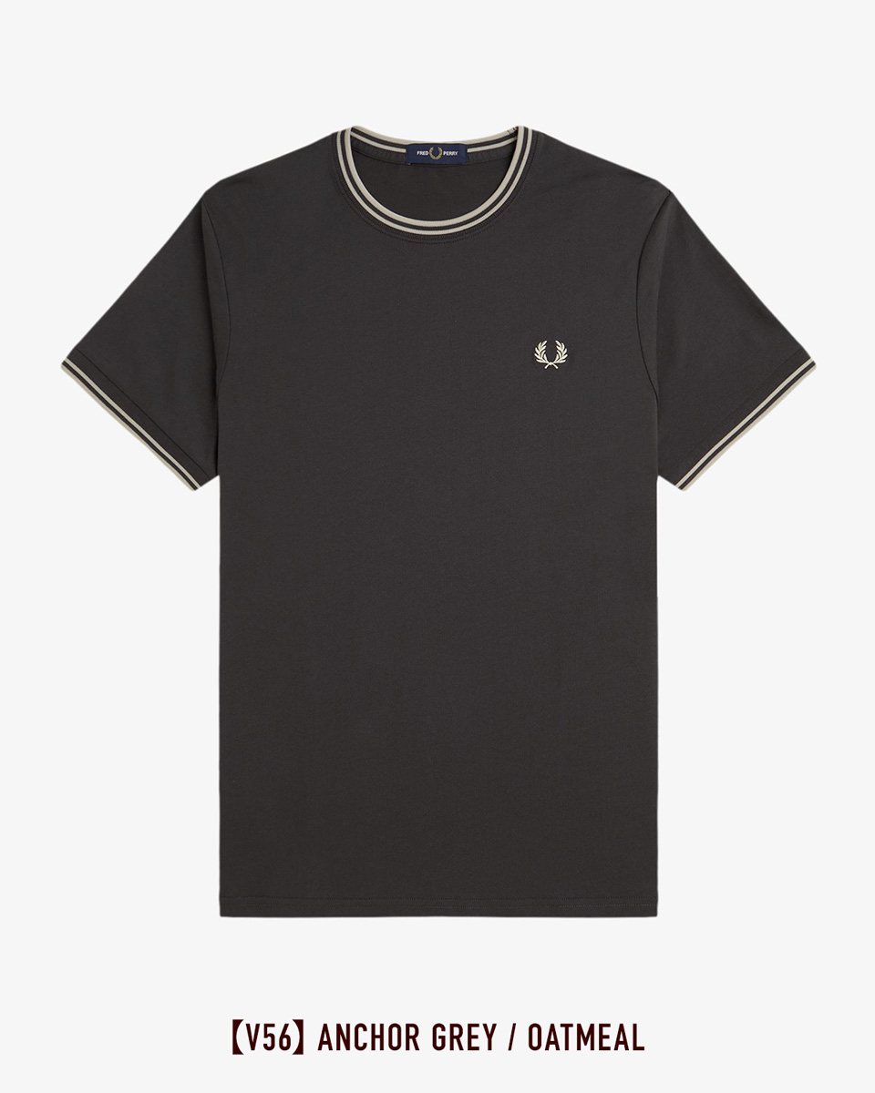 フレッドペリー FRED PERRY  ツイン ティップ Ｔシャツ Twin Tipped T-Shirt M1588 V56 Y20 Y24 Y31 Y43 FRED PERRY（フレッドペリー） Tシャツ ツイン ティップド M1588