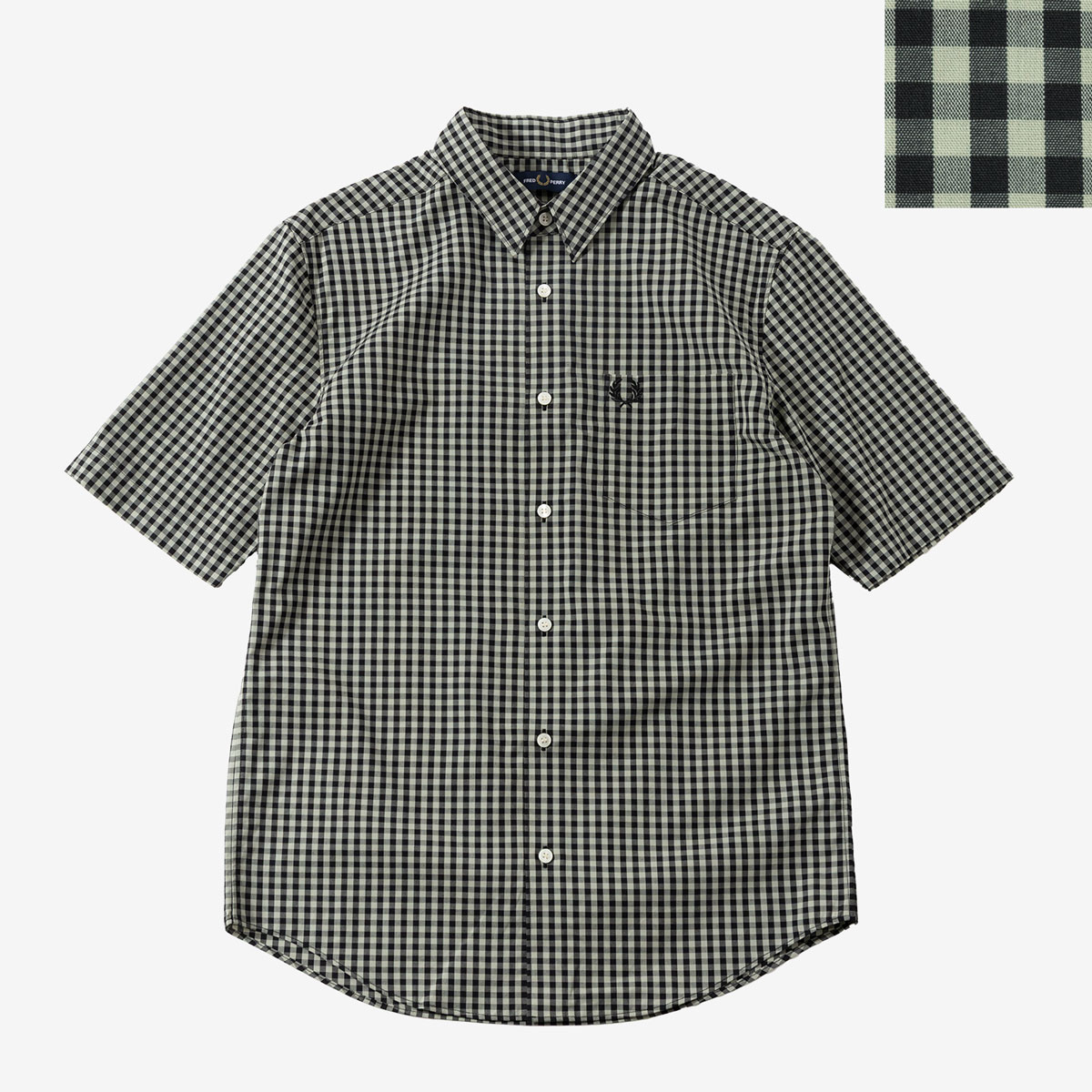 フレッドペリー 3点セット SOPH. X FRED PERRY Leather Badge Fred Perry Shirt(38 100：WHITE