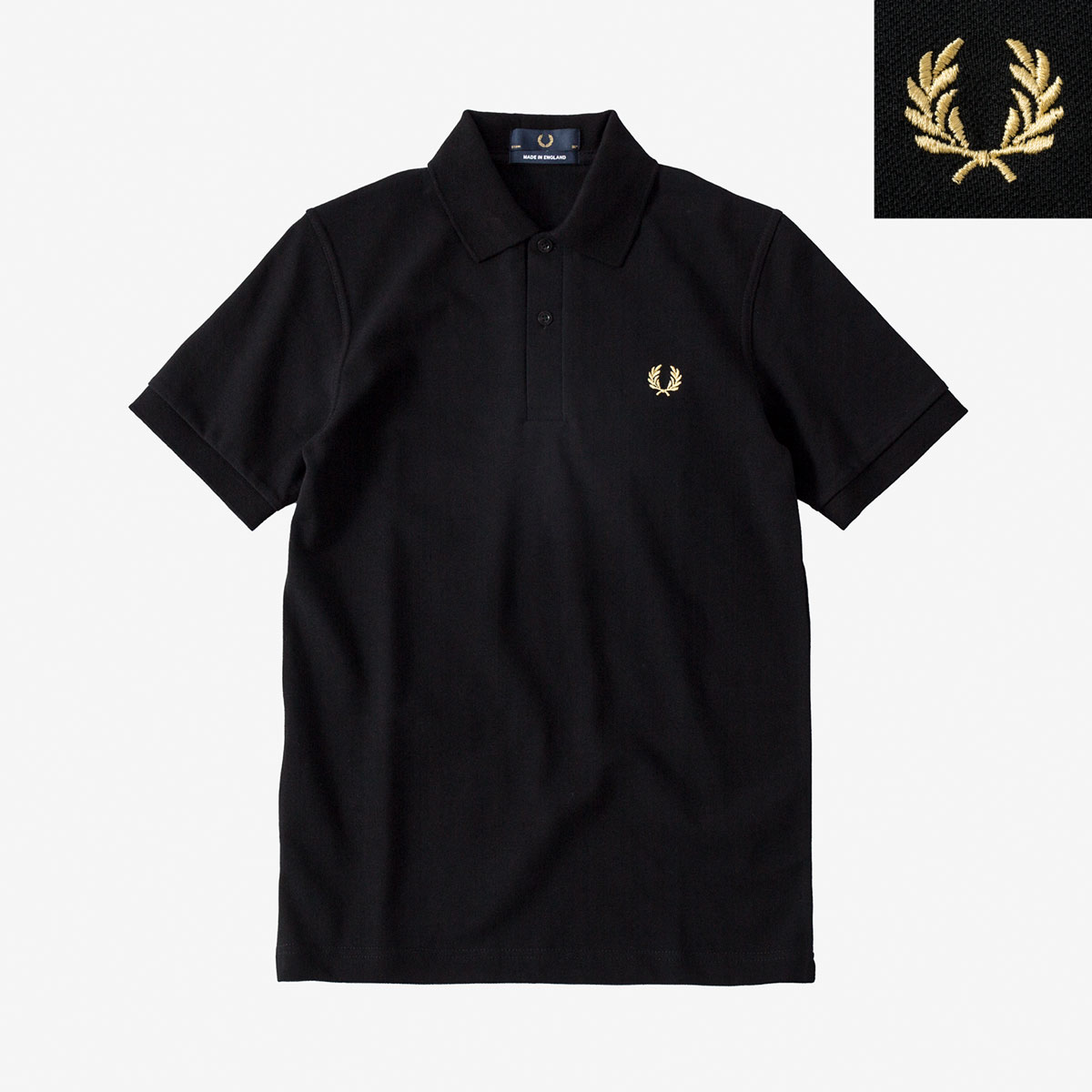 FRED PERRY ポロシャツ フレッドペリー M3 ブラック XL 44 FRED PERRY（フレッドペリー） 英国製 ポロシャツ M3 プレーンポロ