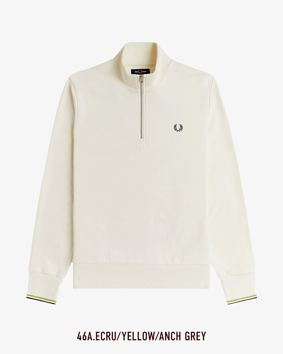 FRED PERRY（フレッドペリー） ハーフジップ スウェットシャツ M3574