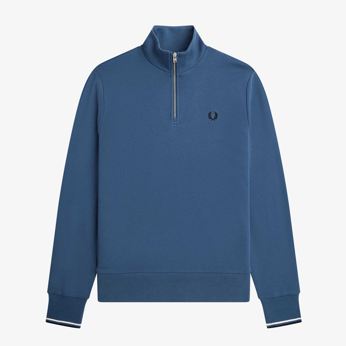 FRED PERRY　新品 Fred Perry M3574 Half Zip Sweatshirt Z46 Ecru – Vault Menswear