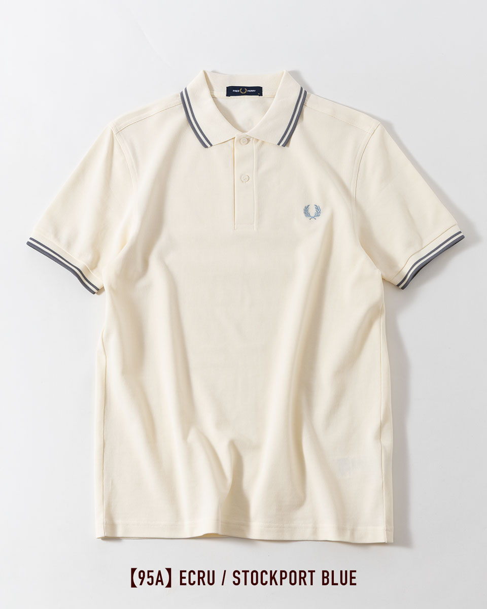 FRED PERRY ポロシャツ M3600 ホワイト FRED PERRY（フレッドペリー） ポロシャツ M3600 ティップラインポロ