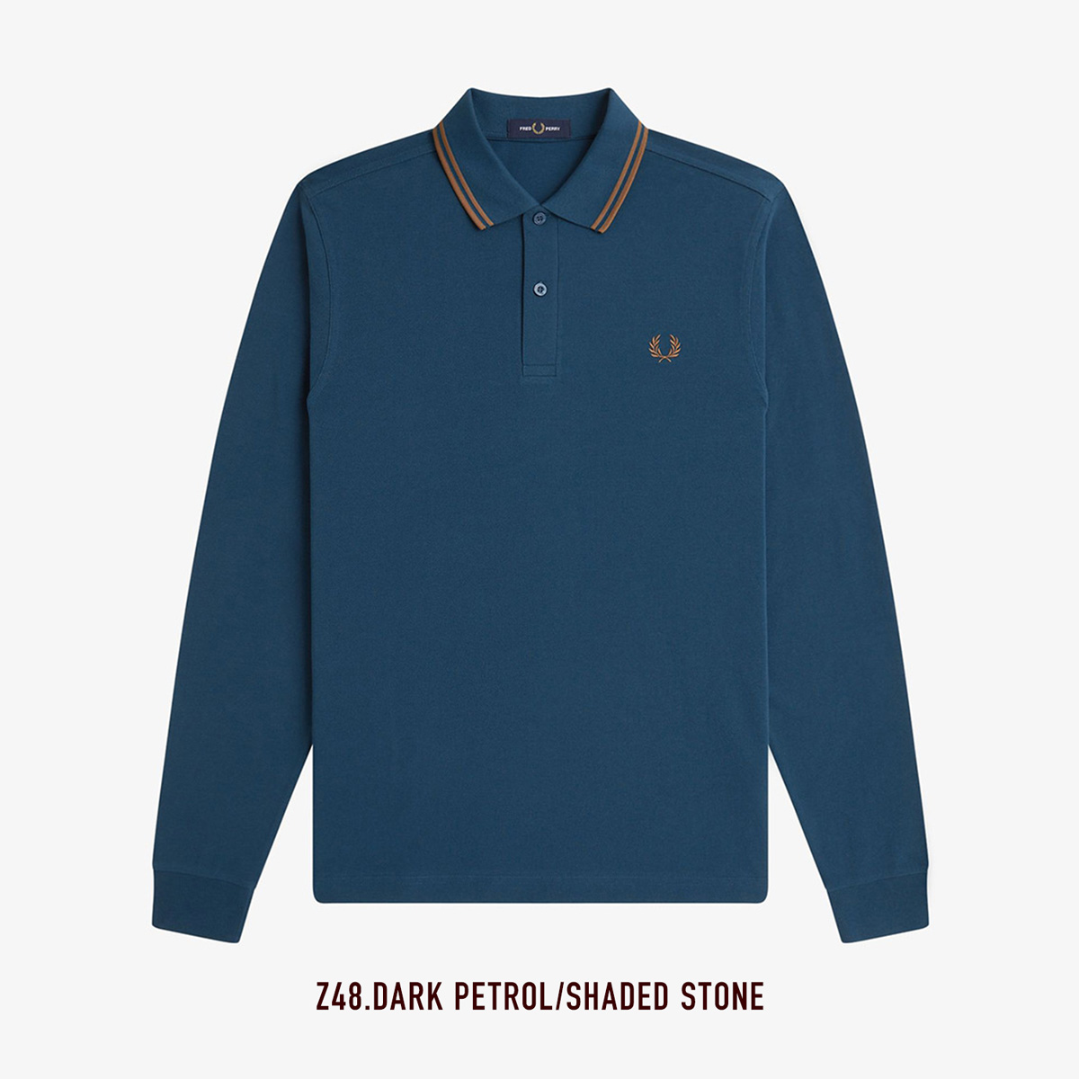 FRED PERRY M3636 長袖ポロシャツ サイズM FRED PERRY ポロシャツ The Fred Perry Shirt - M3636／フレッド
