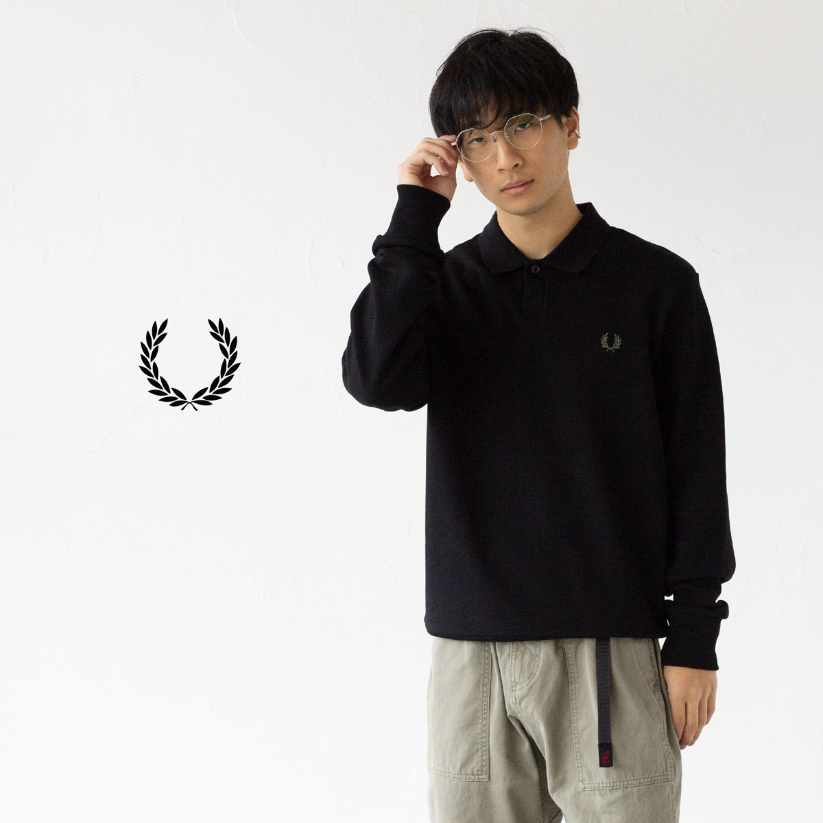 FRED PERRY（フレッドペリー） ポロシャツ カラード スウェットシャツ