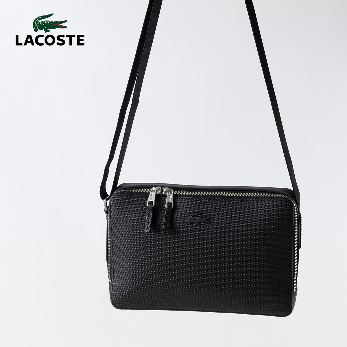 LACOSTE（ラコステ） CHANTACO スクエア ショルダーバッグ LACOSTE