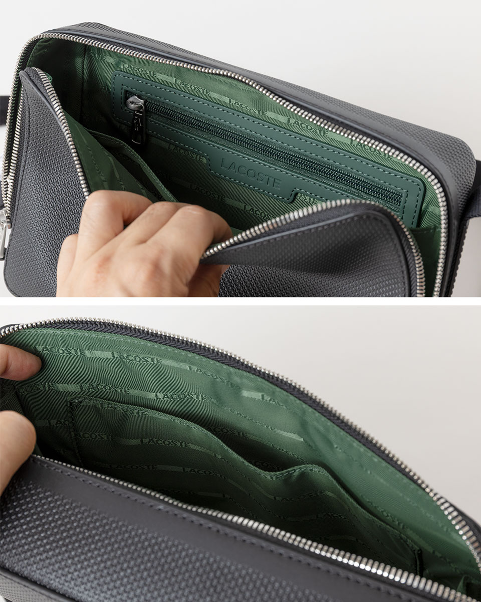 LACOSTE（ラコステ） CHANTACO スクエア ショルダーバッグ LACOSTE