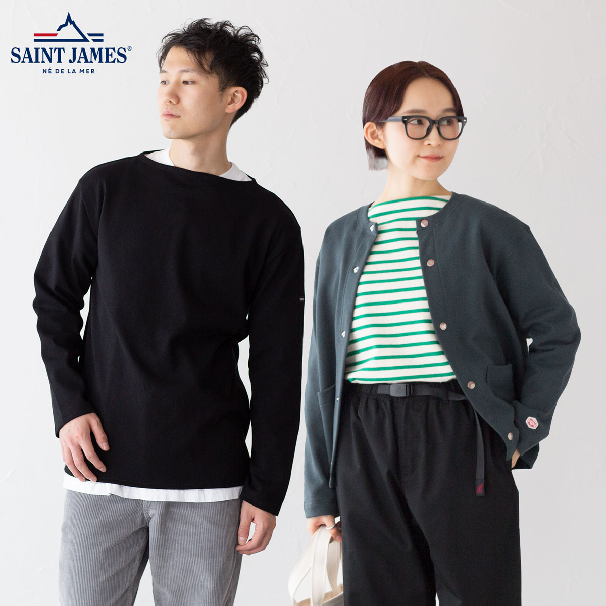 OUESSANT 日本正規品 セントジェームス ウエッソン ホワイト／生成り