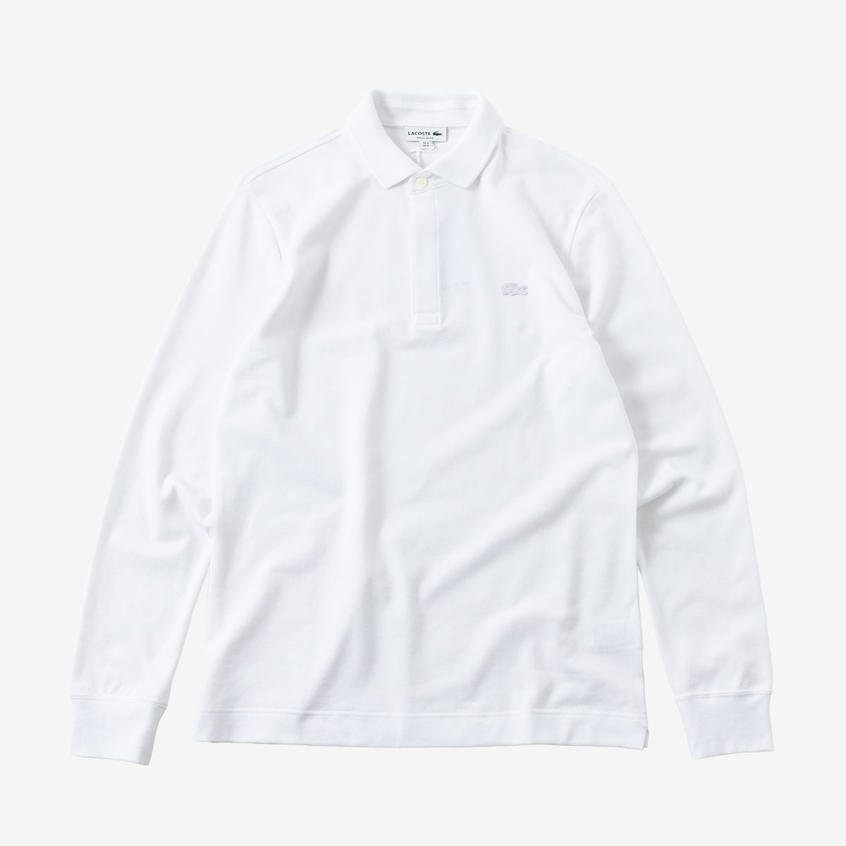 LACOSTE（ラコステ） 比翼フロント ロングスリーブ ポロシャツ PH2481J