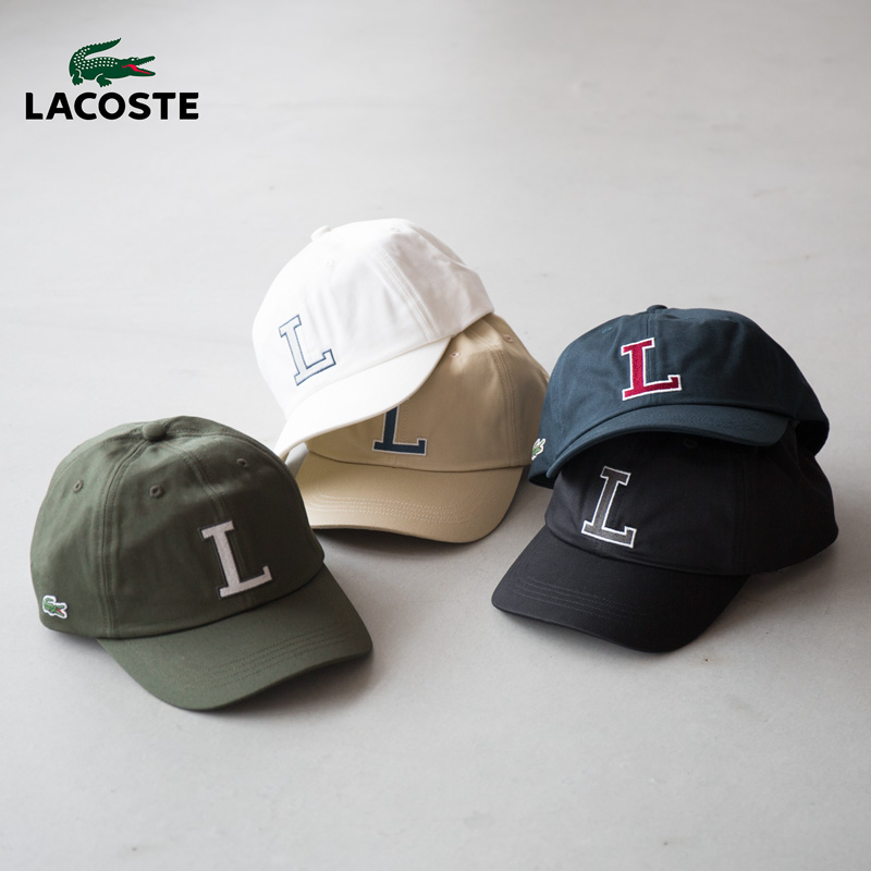 LACOSTE（ラコステ） コットンツイル Lロゴ キャップ LACOSTE RK1251J