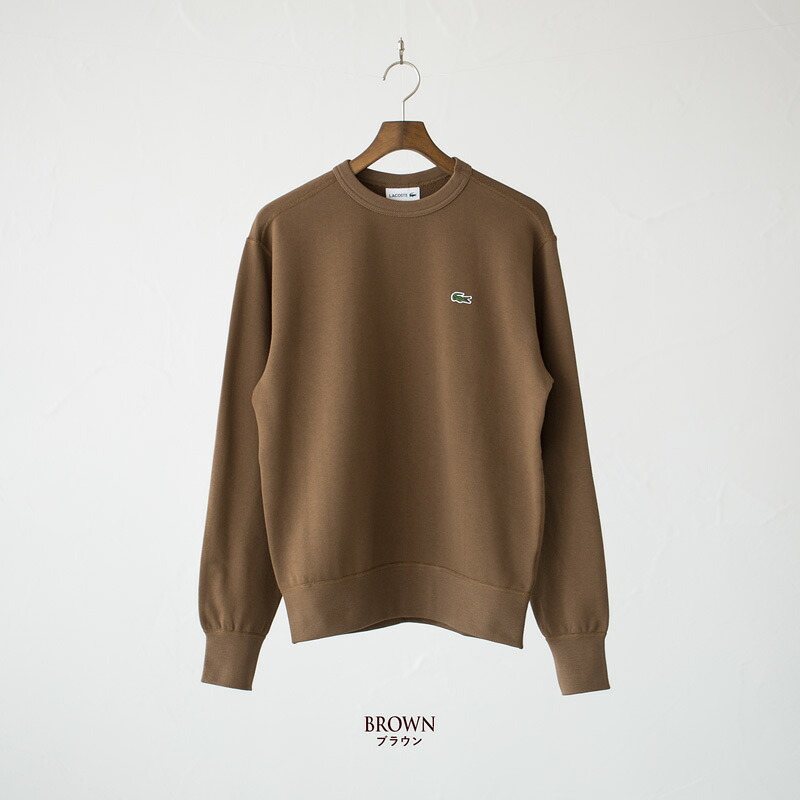 ラコステ プレミアムコットン クルーネック スウェット LACOSTE SH100LJ/SH6913 メンズ レディース トレーナー | LACOSTE | 01