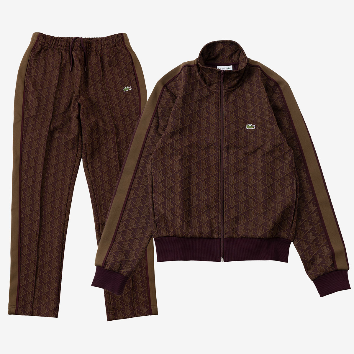 LACOSTE（ラコステ） ジャージ 上下組 モノグラム ジャカード トラック