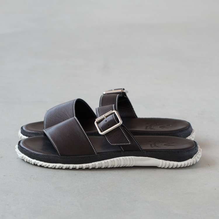 スピングルムーブ SPM-707 レザーサンダル 05.ブラック : ココチヤ