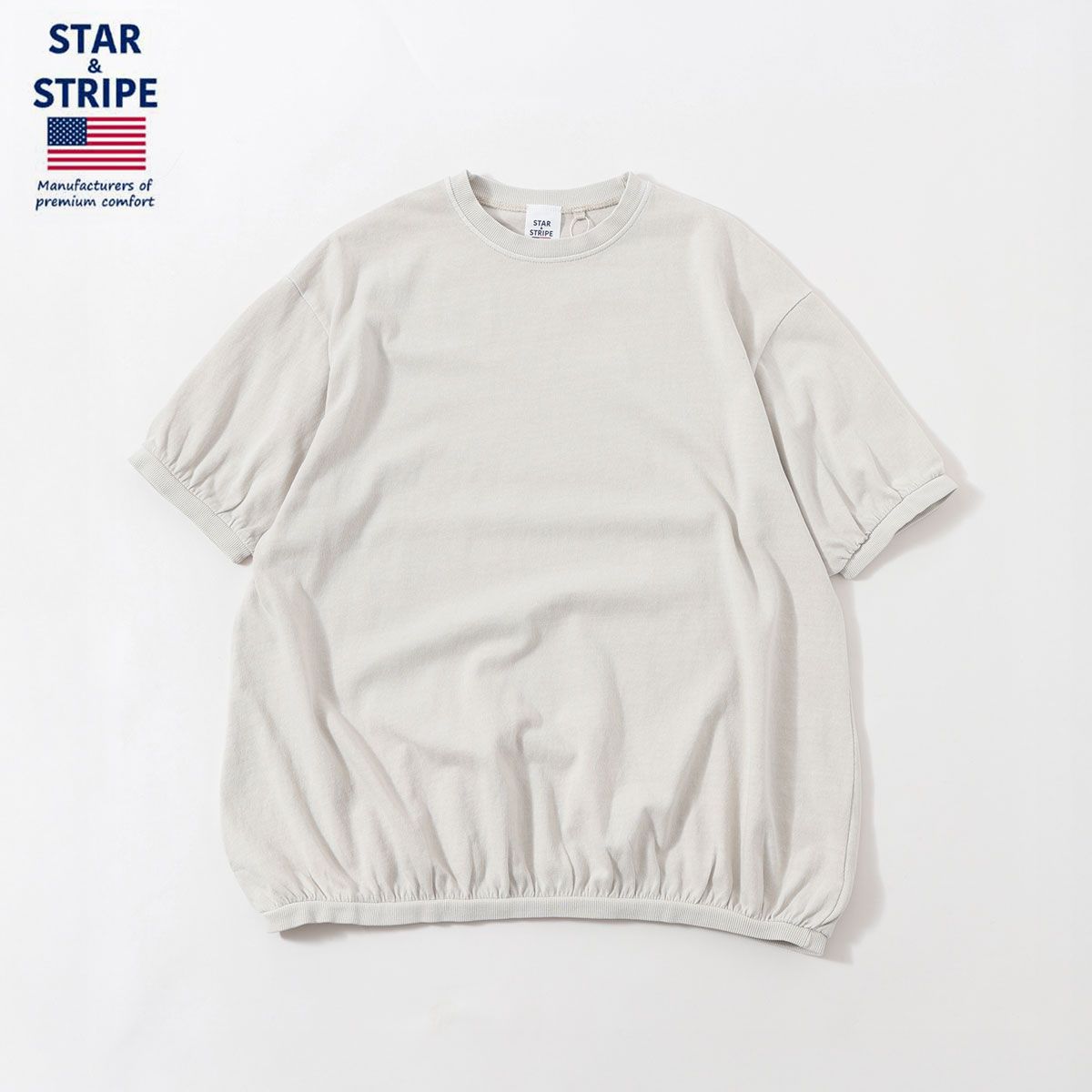 STAR&STRIPE（スターアンドストライプ） ベーシック リブ Tシャツ