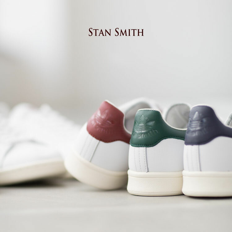 現品特価アディダス　スタンスミス STAN SMITH　天然皮革製　アニマルグラフィック 黒/赤　27cm 27.0cm