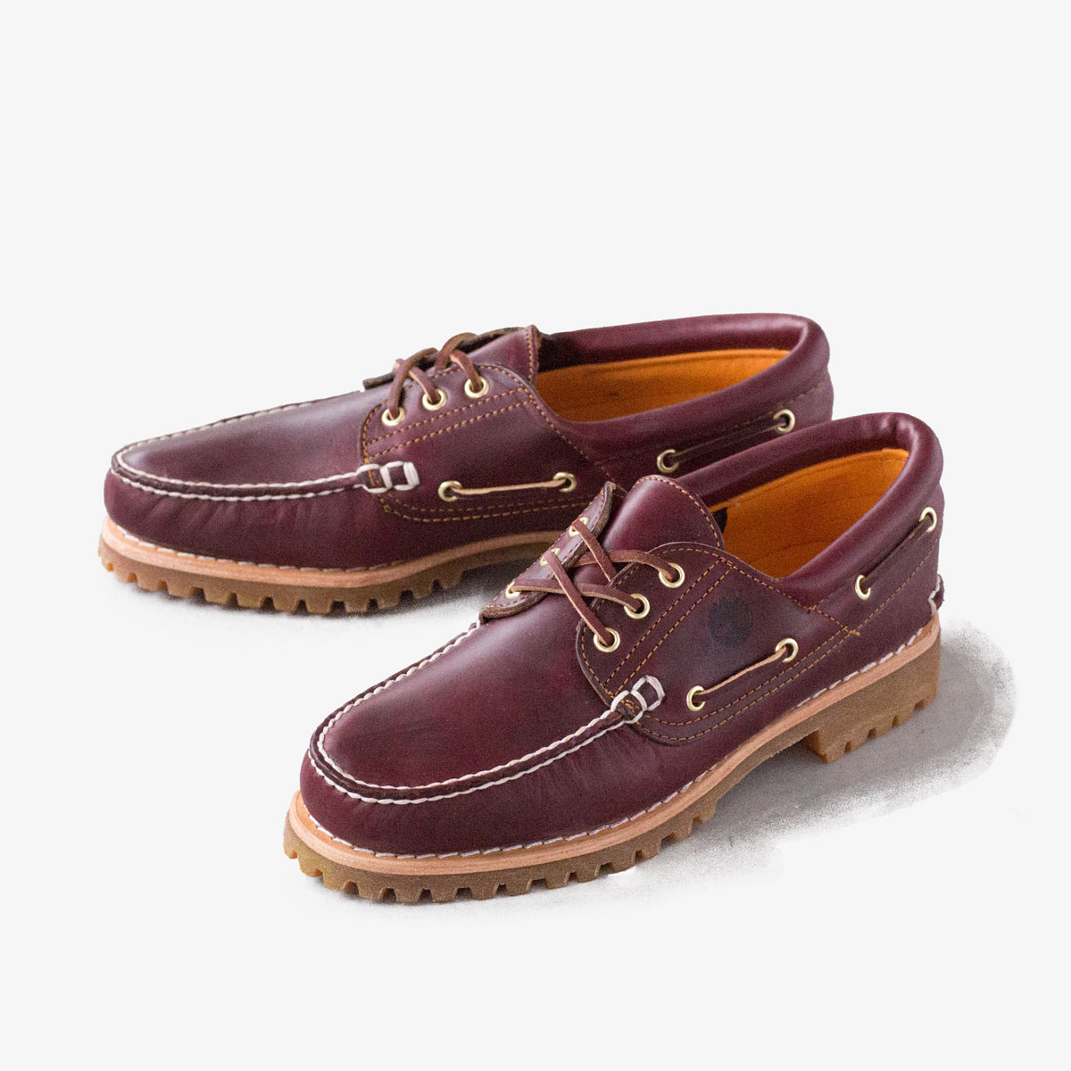 美品✨ティンバーランド デッキシューズ スリーアイ バーガンディ 26cm Timberland（ティンバーランド） スリーアイ クラシックラグ メンズ