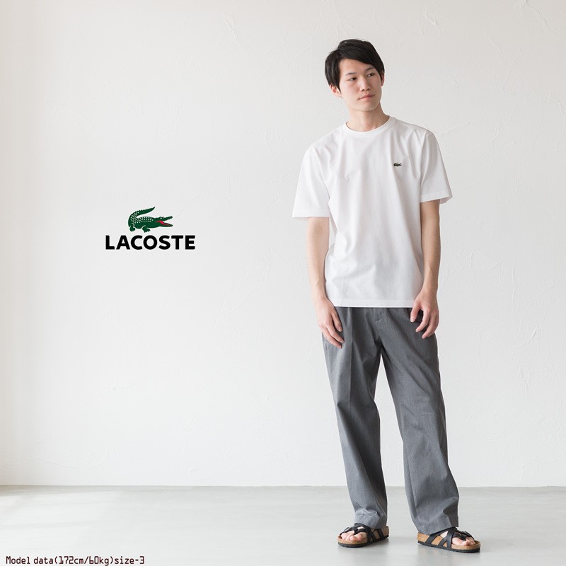 ラコステ Tシャツ スーパーライトニット TH7418L ワンポイント
