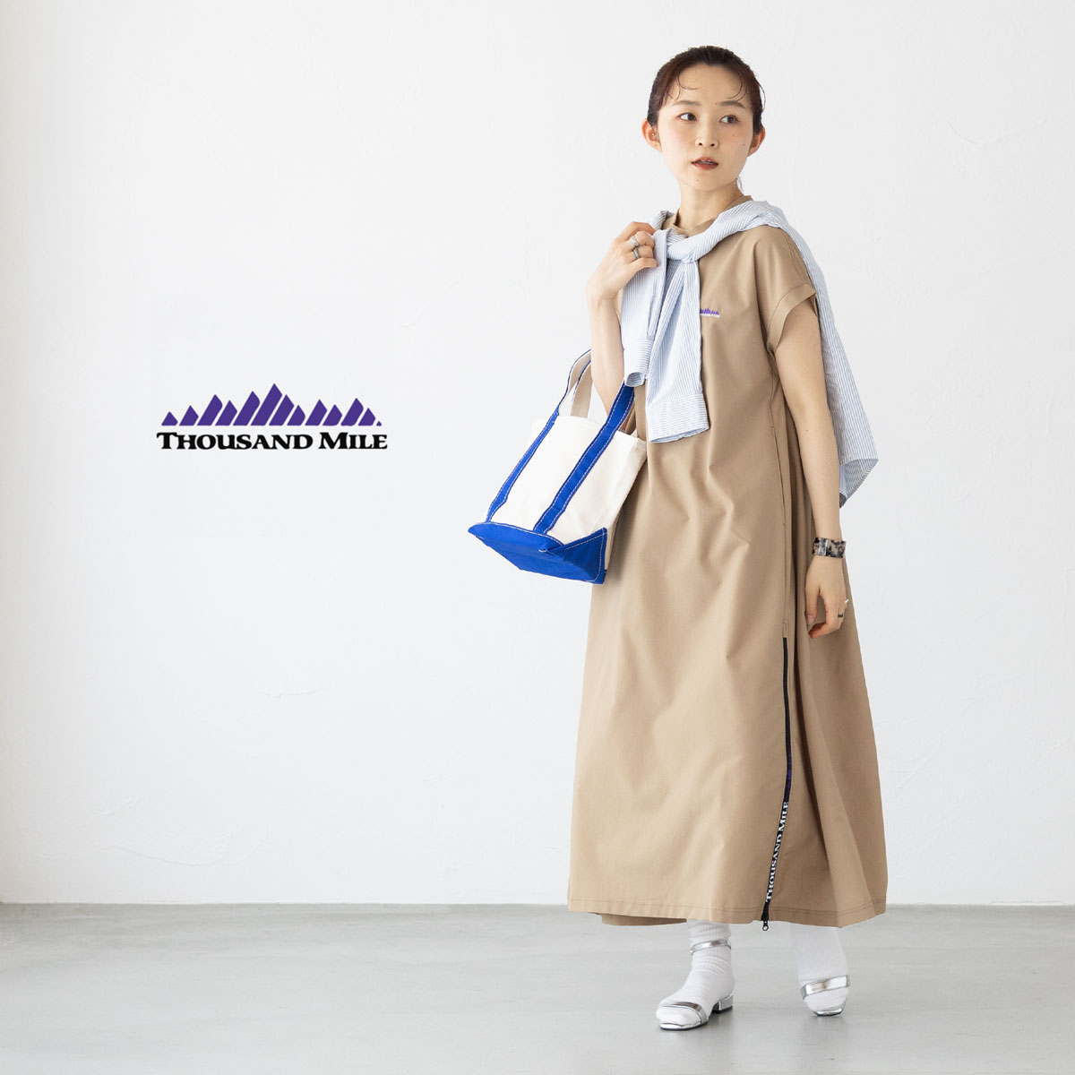 THOUSAND MILE サウザンドマイル フレンチ スリーブ ロング