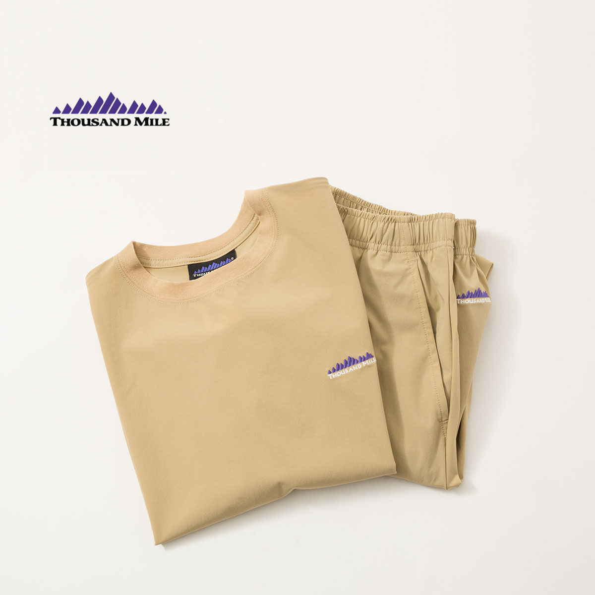 THOUSAND MILE（サウザンドマイル） フレンチ スリーブ シャツ＆ワイド 