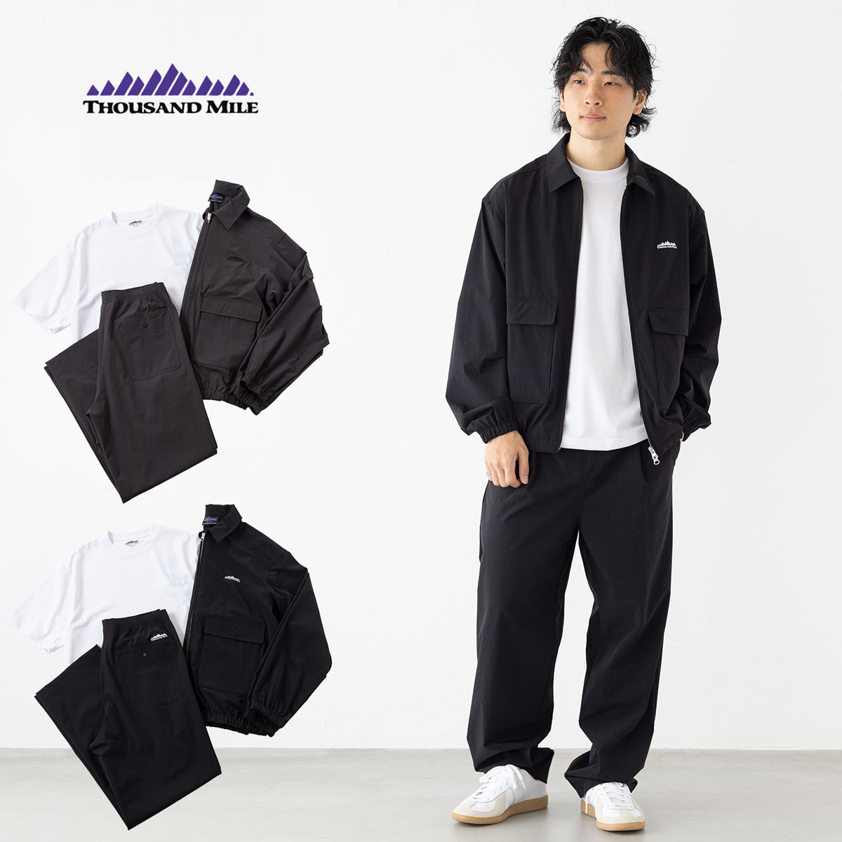 THOUSAND MILE（サウザンドマイル） メンズ 3ピース セットアップ