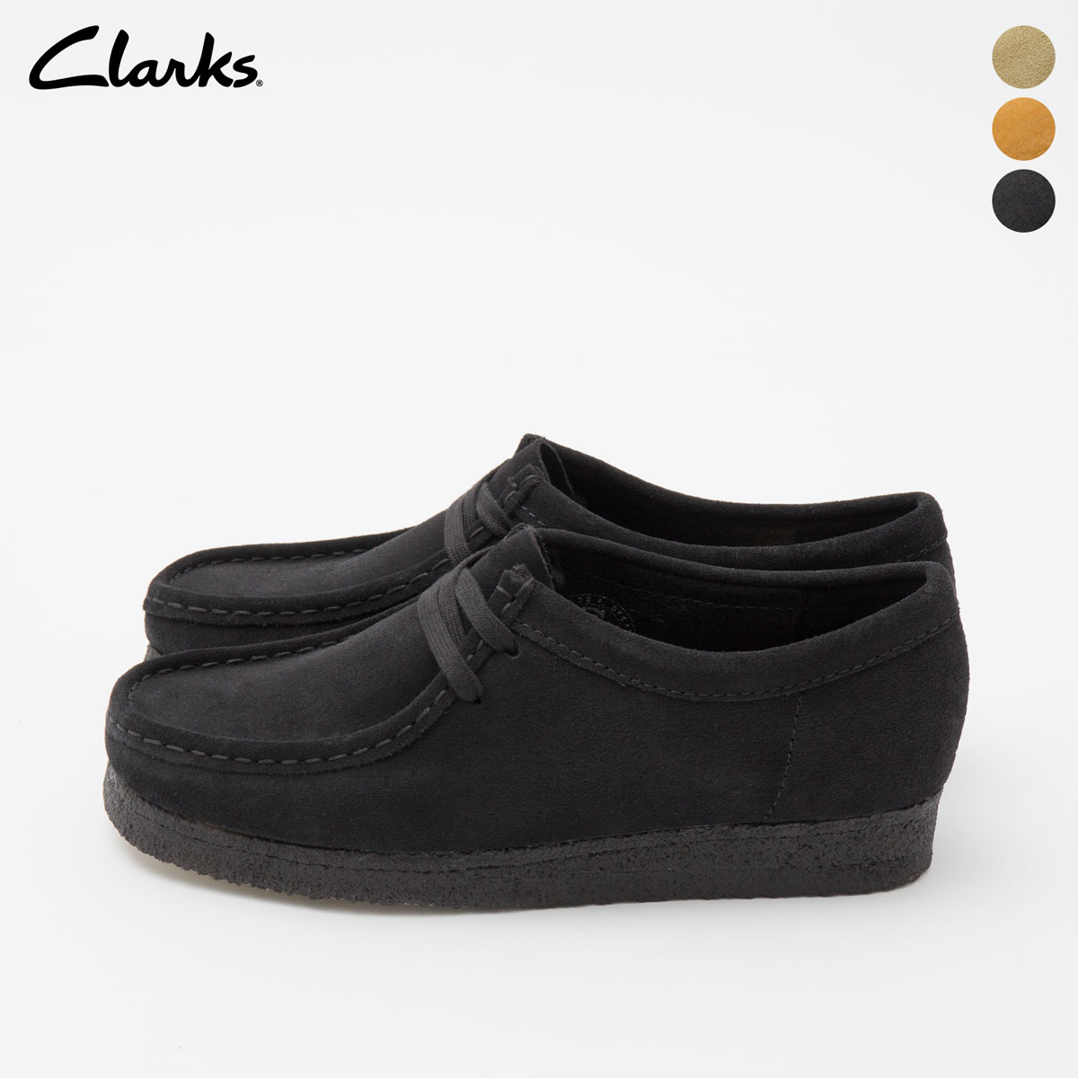 クラークス Clarks ワラビー レディース ブラック UK4.5-23.5