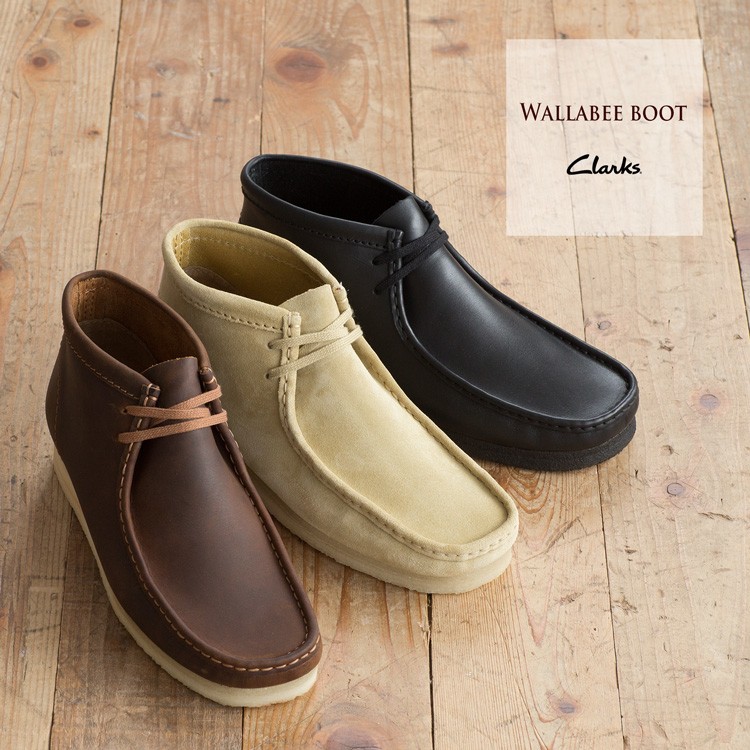 クラークス ワラビーブーツ Clarks WALLABEE BOOT メンズ モカシン